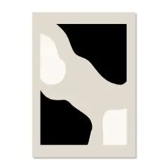 Abstract Monotone Wall Art Try A Prompt