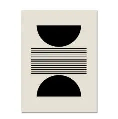 Abstract Monotone Wall Art Try A Prompt