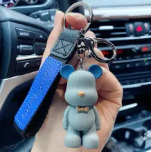 Bear in A Bowtie Charm Keychain Try A Prompt
