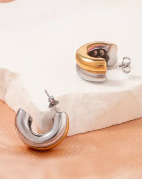 Beautiful Two Tone Earrings Try A Prompt