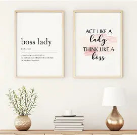 Boss Lady Wall Art Try A Prompt