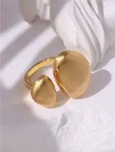 Chunky Gold Adjustable Ring Try A Prompt
