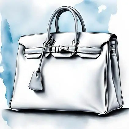 Exquisite Drawing of Hermes Birkin Tote TRY A PROMPT