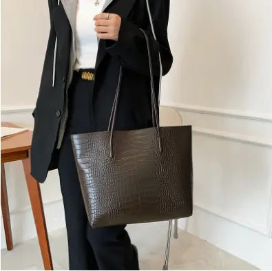 Fabulous Faux Croc Skin Shoulder Bag Try A Prompt