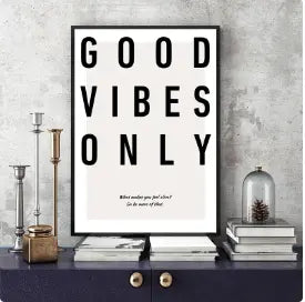 Good Vibes Only Wall Art Try A Prompt