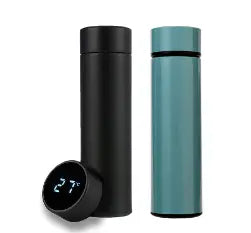 LCD Display Thermos Water bottle Try A Prompt