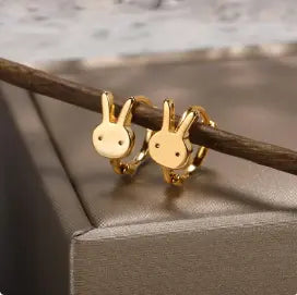 Minimal Elegance Rabbit Stud Earrings Try A Prompt
