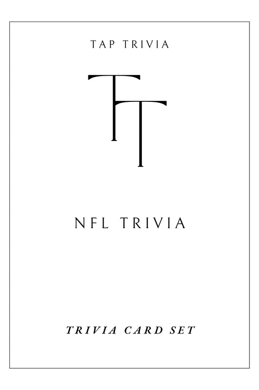 NFL Trivia - Try A Prompt Try A Prompt