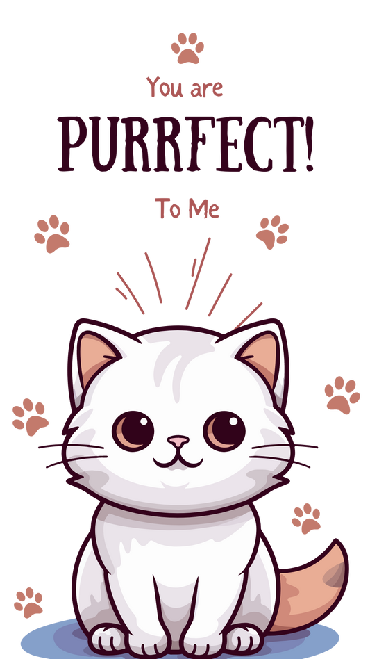 Women's You are Purrfect To Me  Tee - Try A Prompt