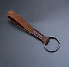 Retro Leather Grip Keychain Try A Prompt