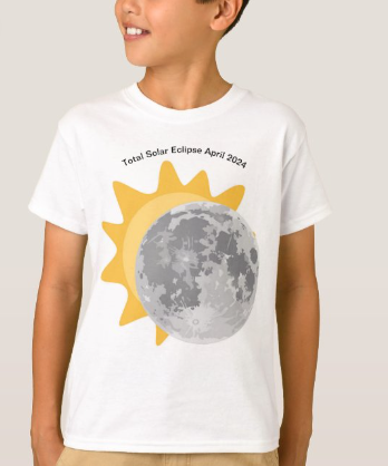 Total Solar Eclipse Kids Unisex TShirt - Try A Prompt
