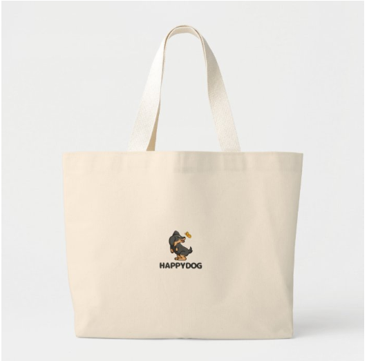 Happy Dog Tote Bag - Try A Prompt