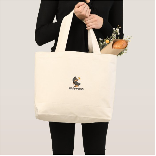 Happy Dog Tote Bag - Try A Prompt