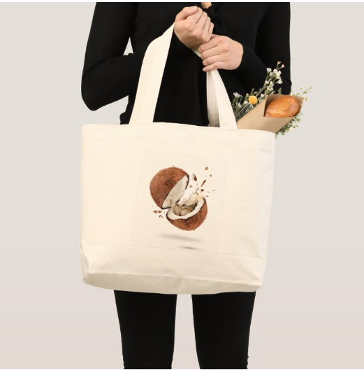 Coconut Tote Bag - Try A Prompt