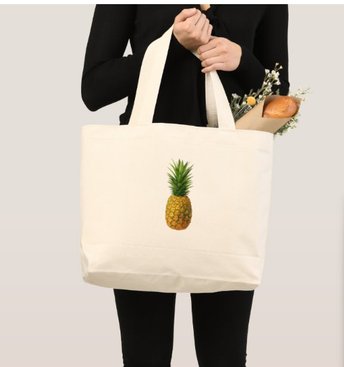 Pineapple Tote Bag and Tee - Try A Prompt