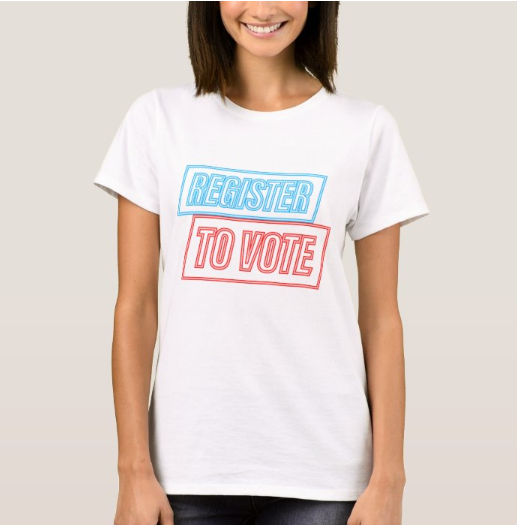 Unisex Register to Vote Tee - Try A Prompt