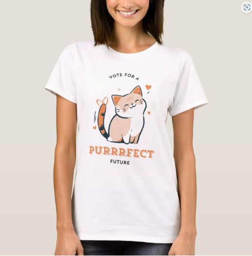 Women's Purrrfect Future Tee - Try A Prompt