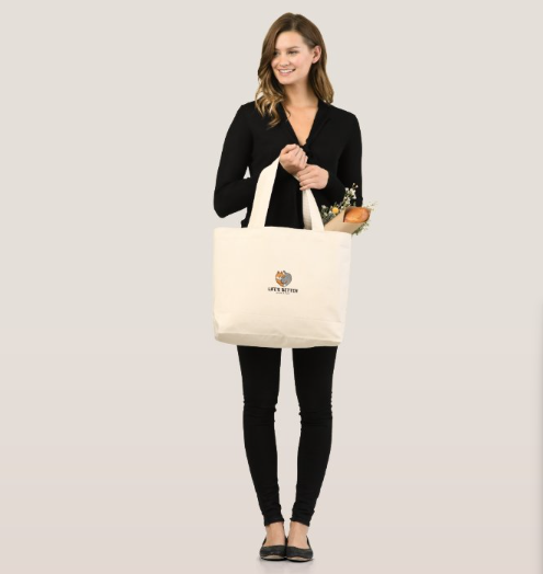 Life's Better With A Cat Jumbo Tote Bag - Try A Prompt