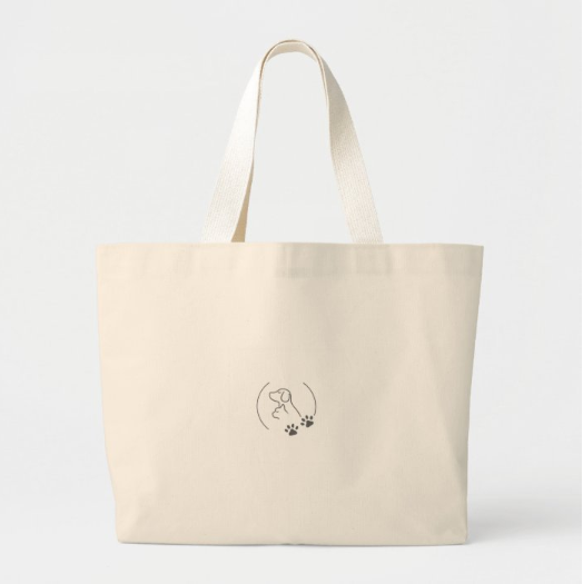 Dog and Cat with Paws Tote Bag - Try A Prompt