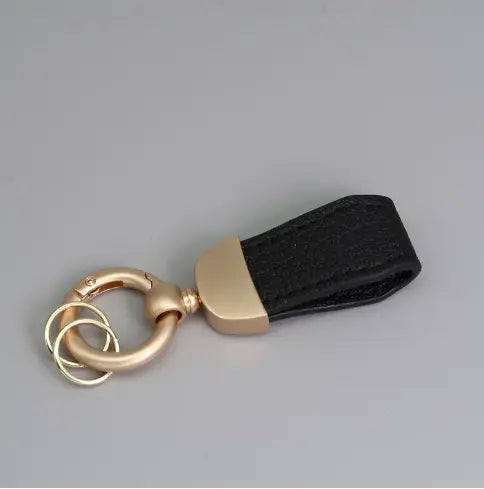 Short Leather Band on Keychain Try A Prompt