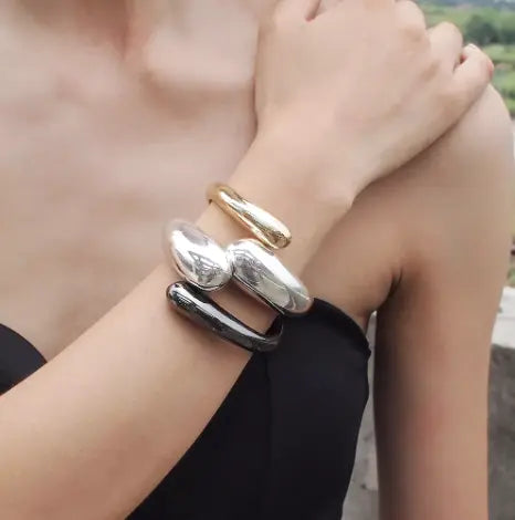 Sleek Single Hinge Cuff Bracelet Try A Prompt