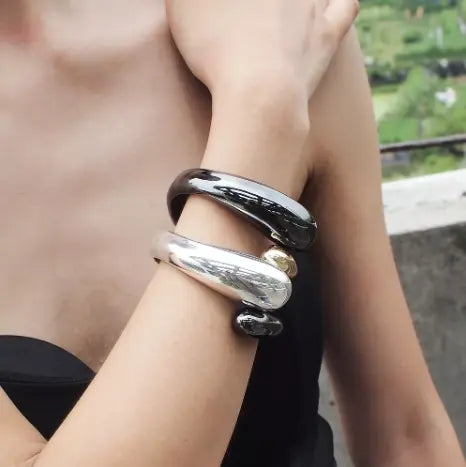 Sleek Single Hinge Cuff Bracelet Try A Prompt