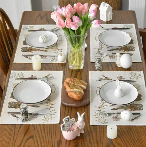 Subtle Elegance Table Runner and Table Mats Set Try A Prompt