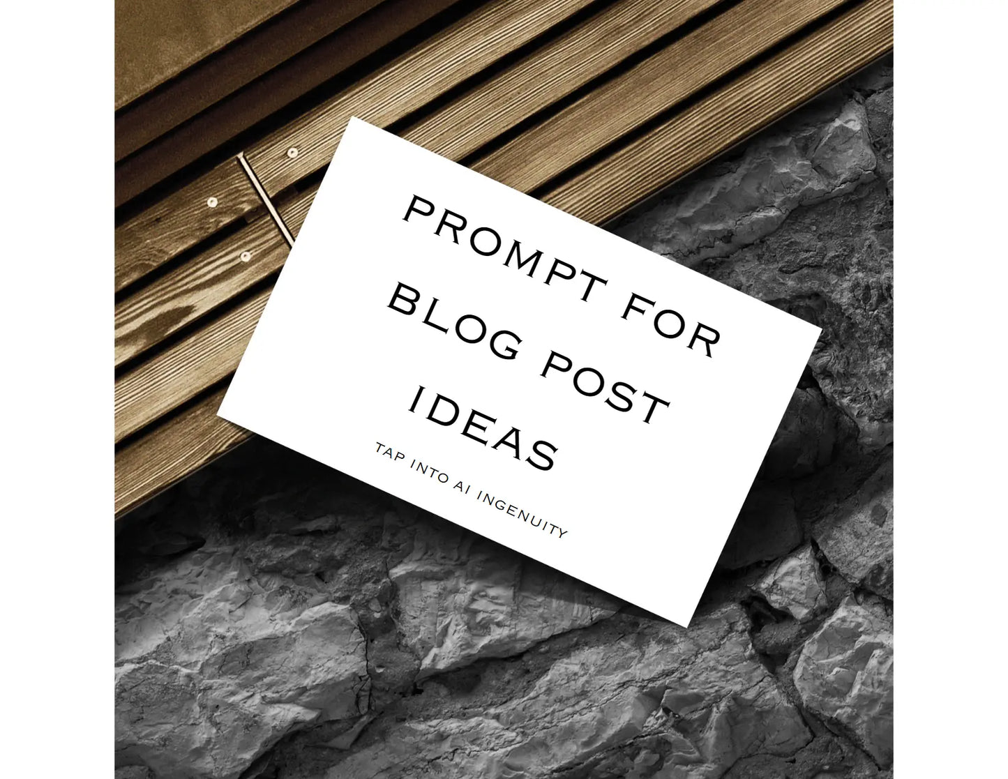 TAP'S PROMPT FOR A BLOG POST IDEAS TRY A PROMPT