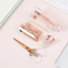 Trendy Transparent Office Stationery Collection Try A Prompt