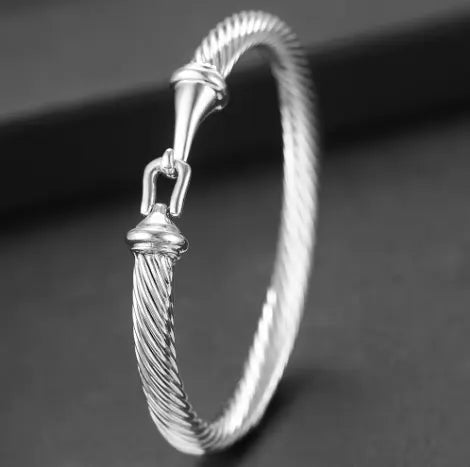 Twist Metal Cuff Bracelet Try A Prompt